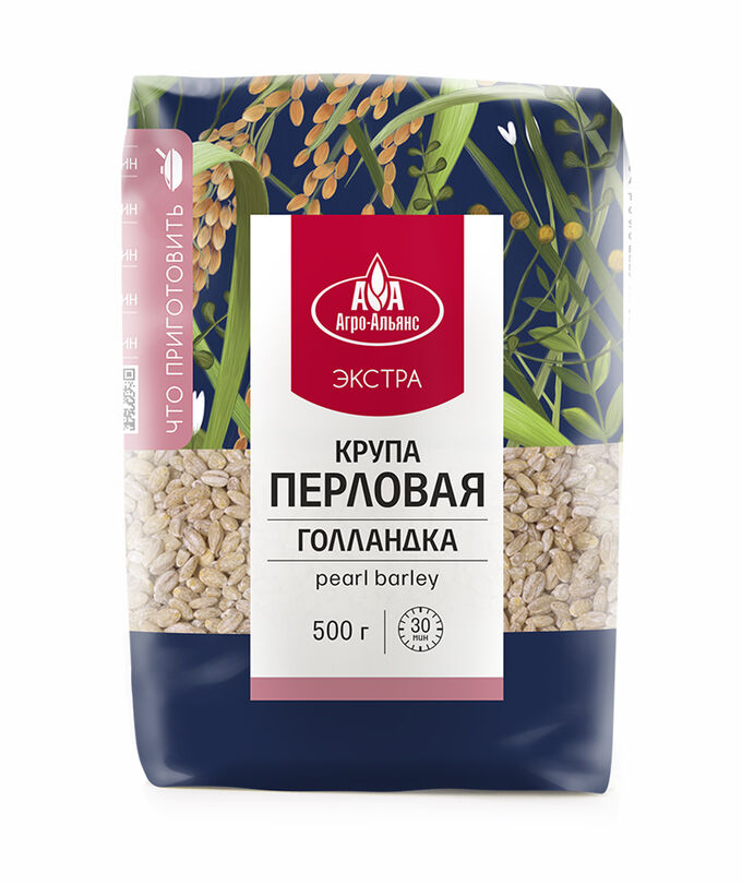 Крупа перловая Голландка "Агро Альянс", 500г