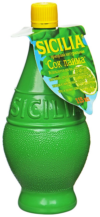 Сок лайма Sicilia концентрированный, 115мл