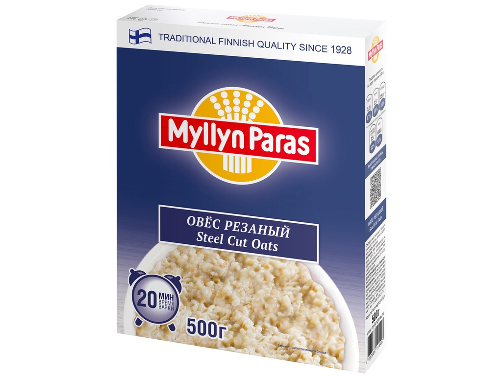Овес резанный Myllyn Paras 1928, 500г