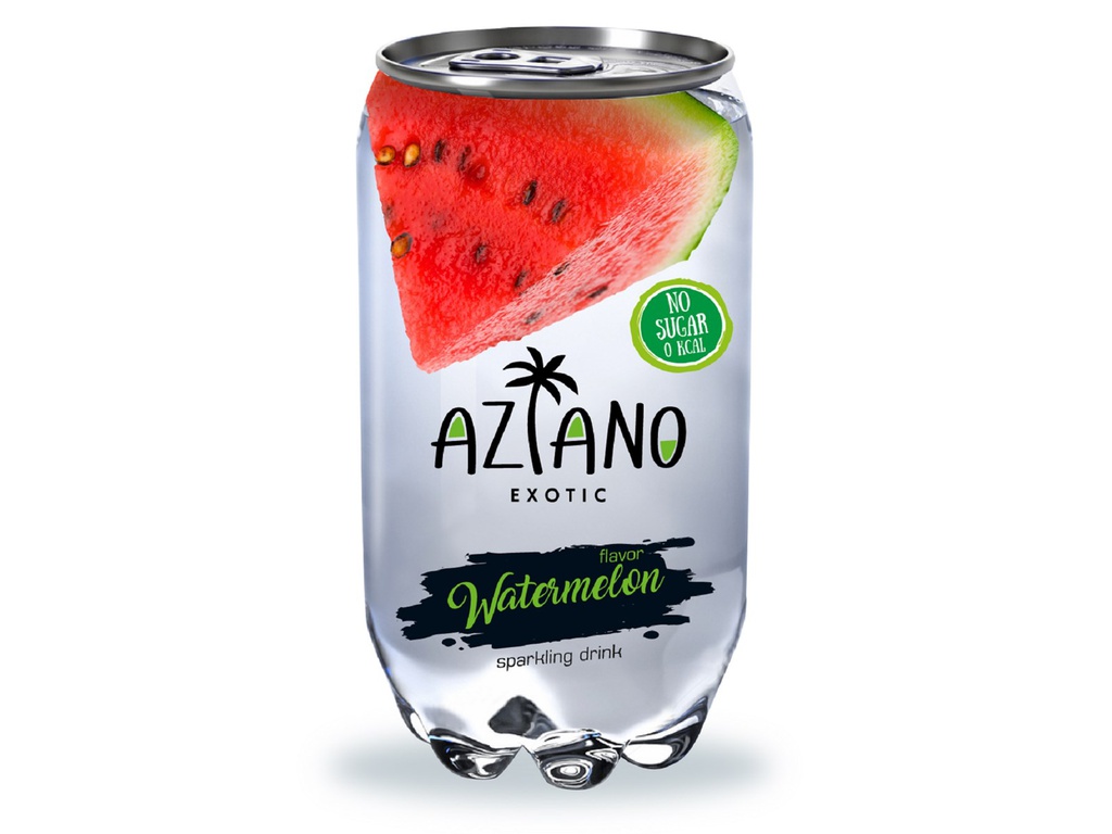 Напиток Aziano Арбуз газированный, 350мл