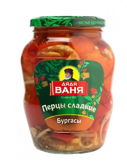 Перцы Дядя Ваня Сладкие Бургасы, 680г