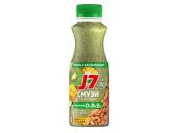 Смузи J7 с киви бананом и манго, 300мл