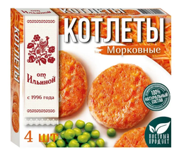Котлеты морковные От Ильиной, 300г